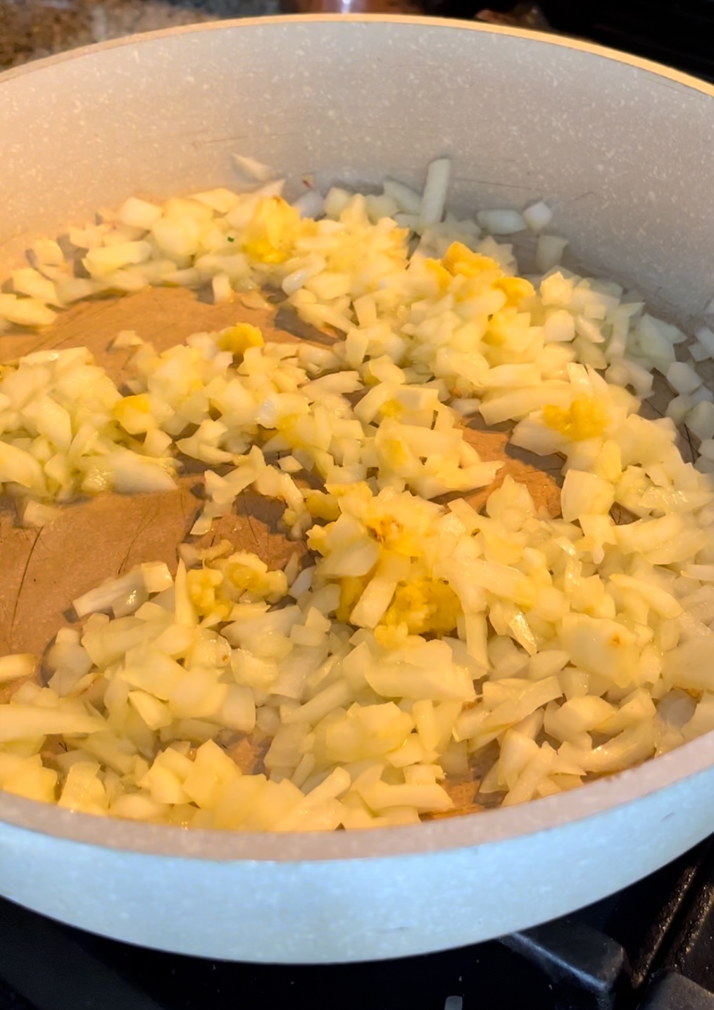 Chopped Onions and Garlic