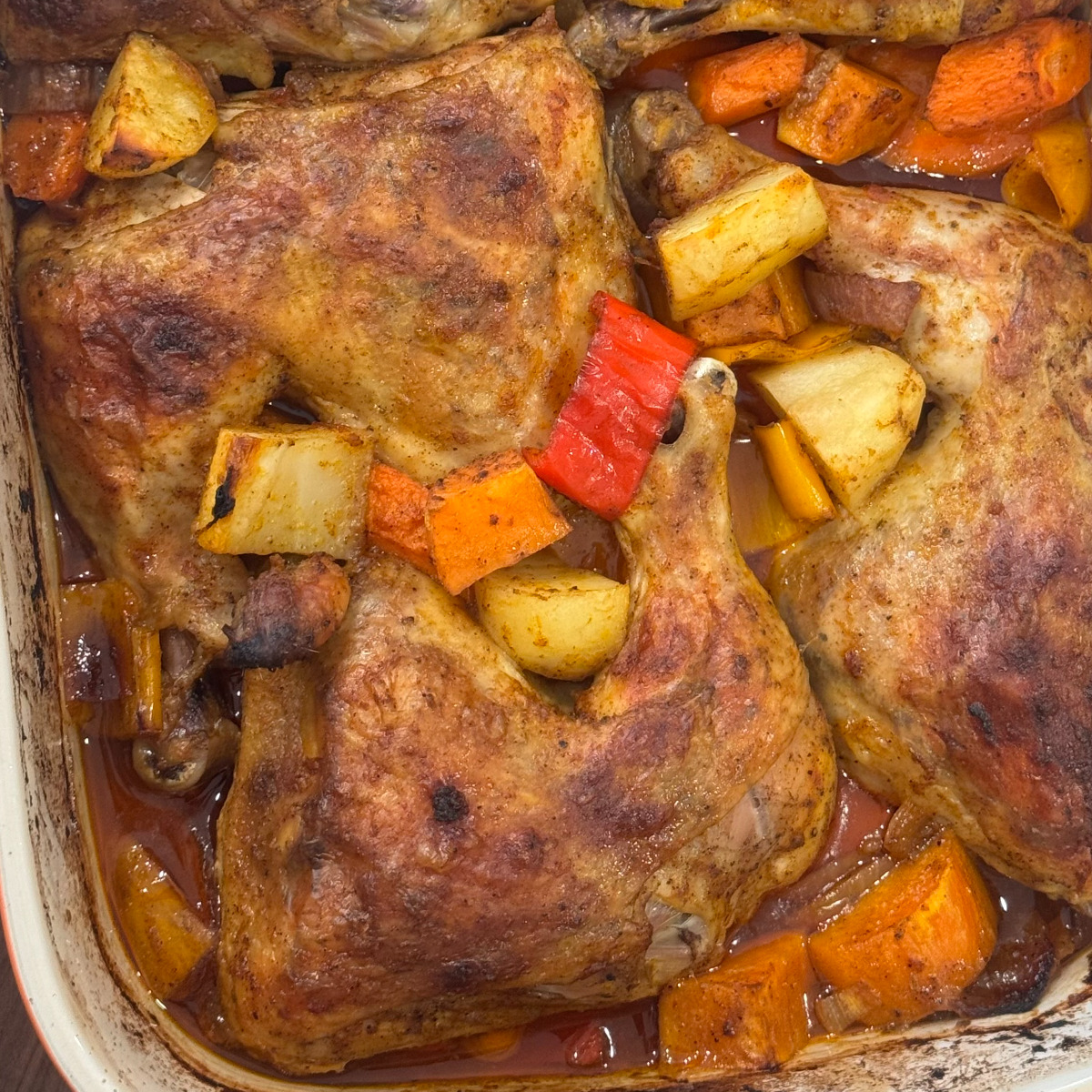 One Pan Chicken and Vegetables