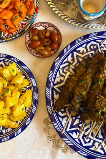 Moroccan Beef Skewers