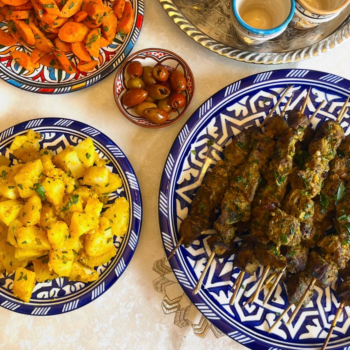 Moroccan Beef Skewers